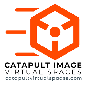 virtual-spaces-square-small Cube symbol with logo of Catapult Image Virtual Spaces